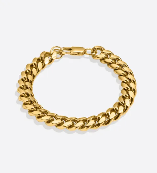 8mm Cuban Link Chain Bracelet